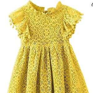 Yellow Lace Dress